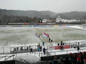10.12.2017 Einlaufen Damen SC Freiburg