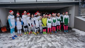 10.12.2017 Einlaufen Damen SC Freiburg
