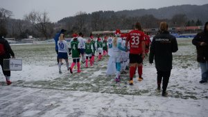 10.12.2017 Einlaufen Damen SC Freiburg