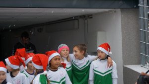 10.12.2017 Einlaufen Damen SC Freiburg